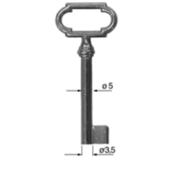 CLÉ POUR MEUBLES VIEIL OR 3M3437_20P