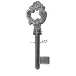 CLÉ POUR MEUBLES VIEIL OR 3P43_20P