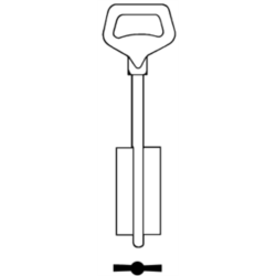 CLE A DOUBLE PANNETON -INOX- DN601