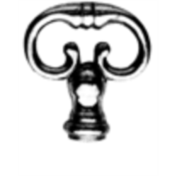 CLÉ POUR MEUBLES VIEIL OR 3T26_20P