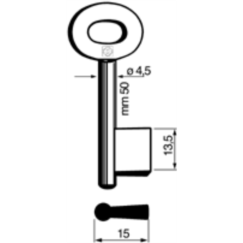 CLÉ CADORINE MÂLE 5704_30