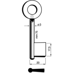CLÉ CADORINE MÂLE 5922_30
