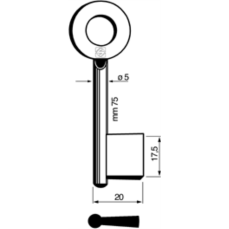 CLÉ CADORINE MÂLE 5922_30