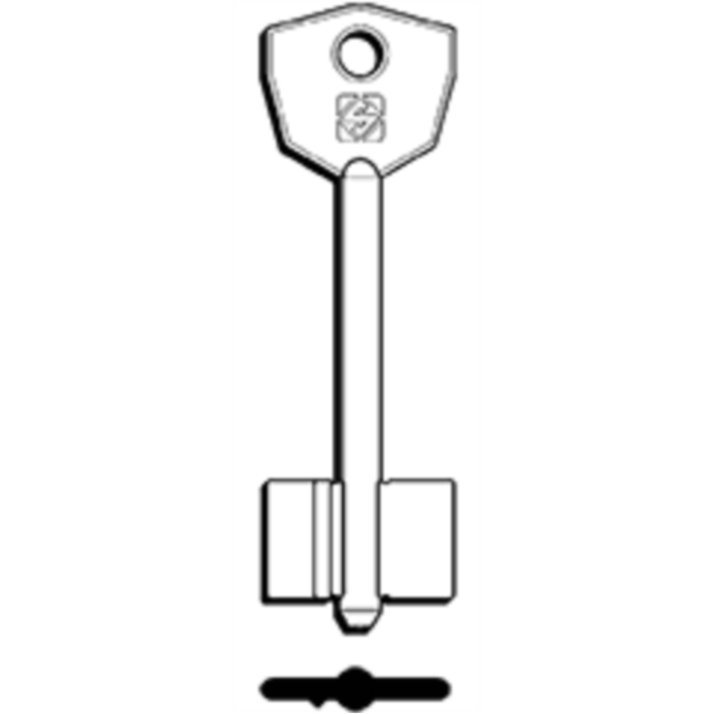 CLÉ DOUBLE PANNETON 5BDA1_10