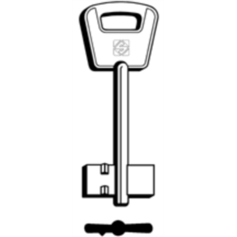 CLÉ DOUBLE PANNETON 5BE3_20