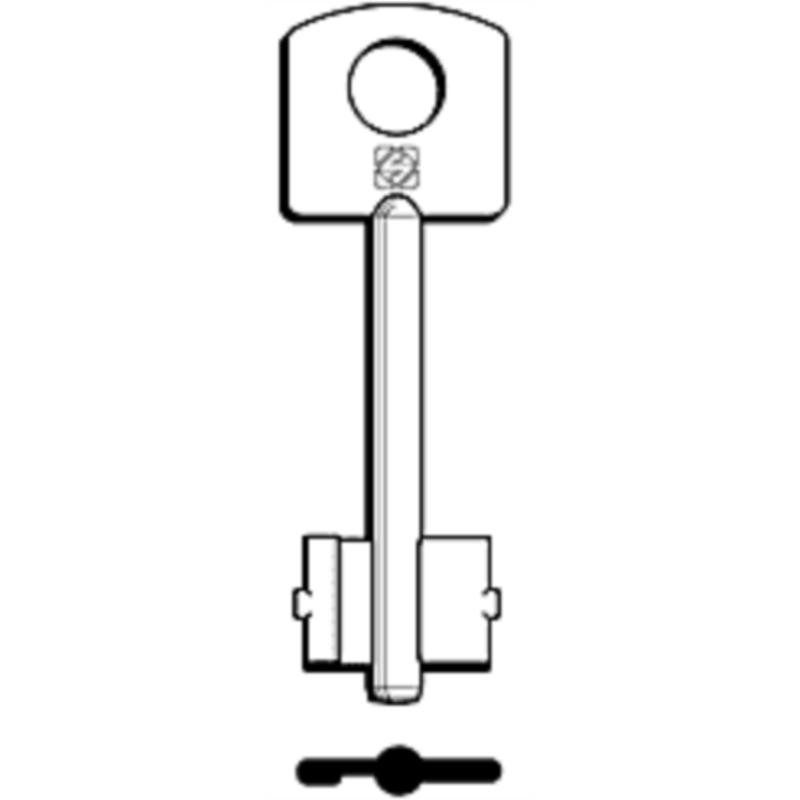 CLÉ DOUBLE PANNETON 5BUR2_20