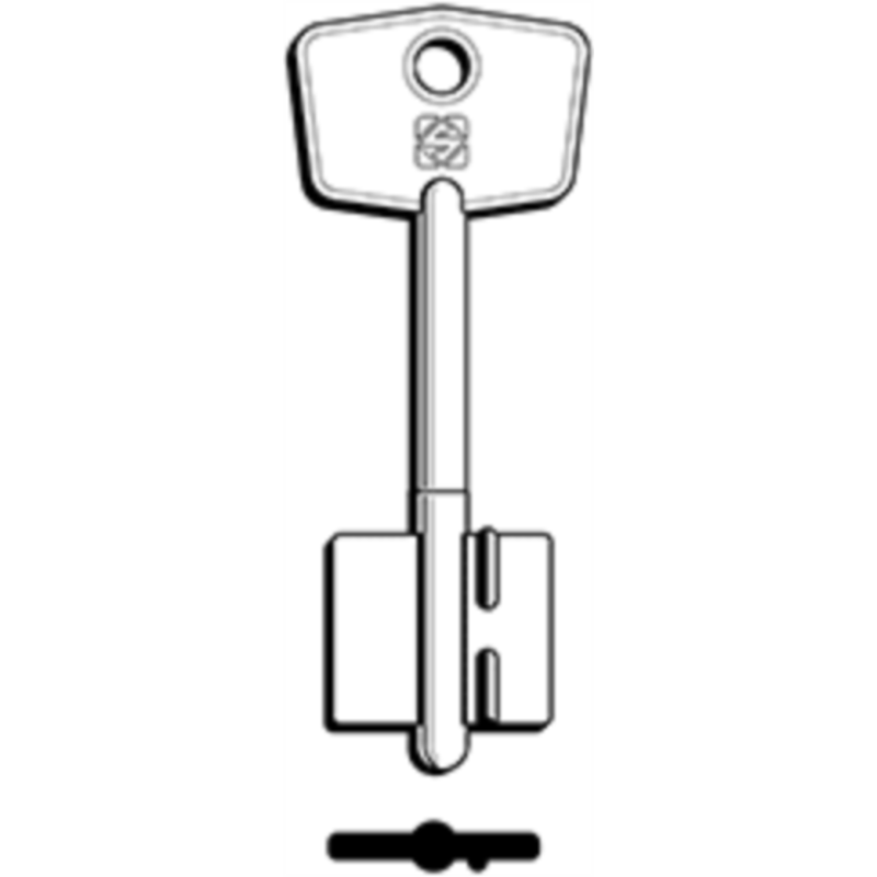 CLÉ DOUBLE PANNETON 5CER2_20