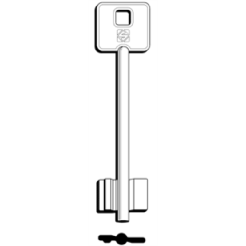 CLÉ DOUBLE PANNETON 5PT15_20