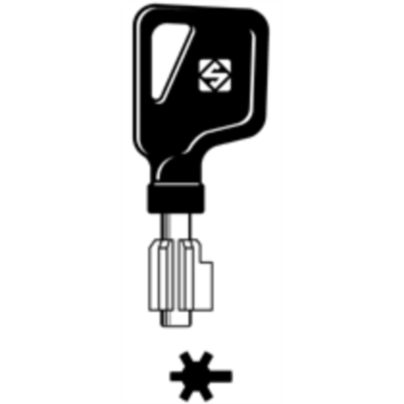 CLÉ À GROIN LAITON POLI 5PX1P_20B