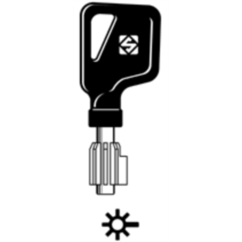 CLÉ À GROIN LAITON POLI 5PX6P_20B