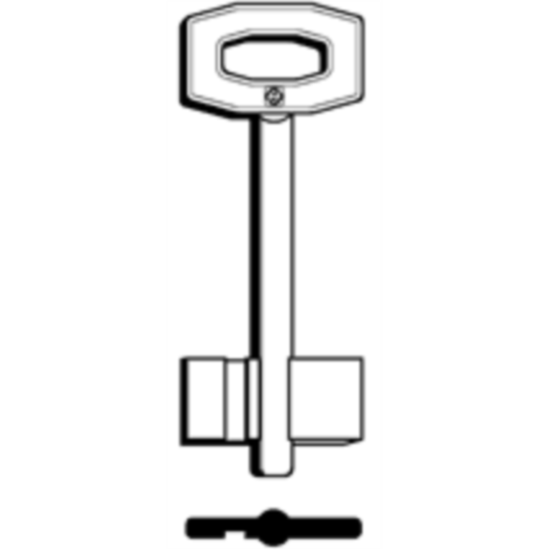 CLÉ DOUBLE PANNETON F_20