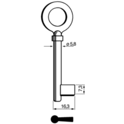 CLÉ À GORGES LAITON POLI LH700_20B