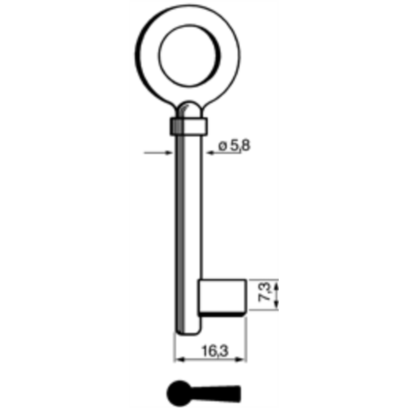 CLÉ À GORGES LAITON POLI LH700_20B