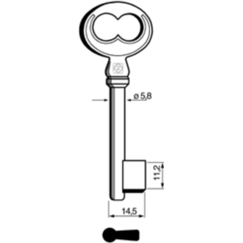 CLÉ À GORGES LAITON POLI LH701_20B