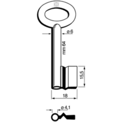CLÉ CADORINE FEMELLE 6865_30