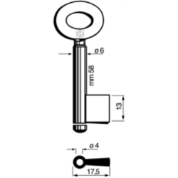 CLÉ CADORINE FEMELLE 6866_30