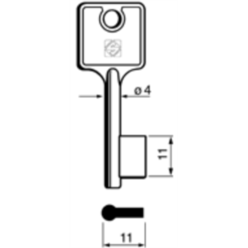 CLE A GORGES POUR CASIER        L50 6BDE1_20