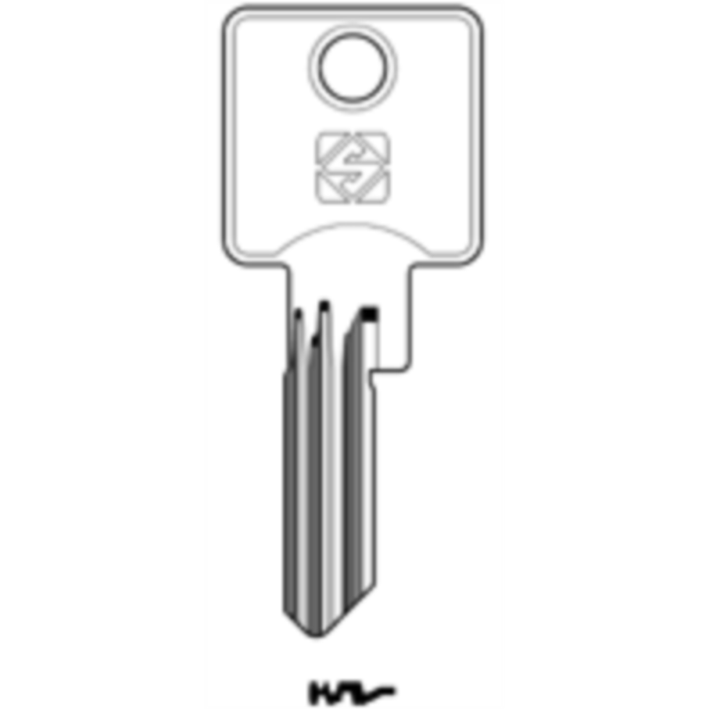 CLÉ MAILLECHORT TO55_40