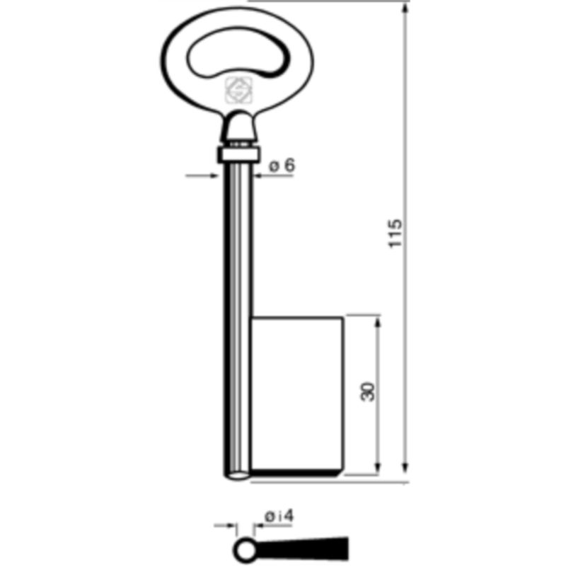 CLÉ À GORGES LAITON POLI 6F29_20B