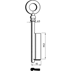 CLÉ À GORGES LAITON POLI 6FT10_20B