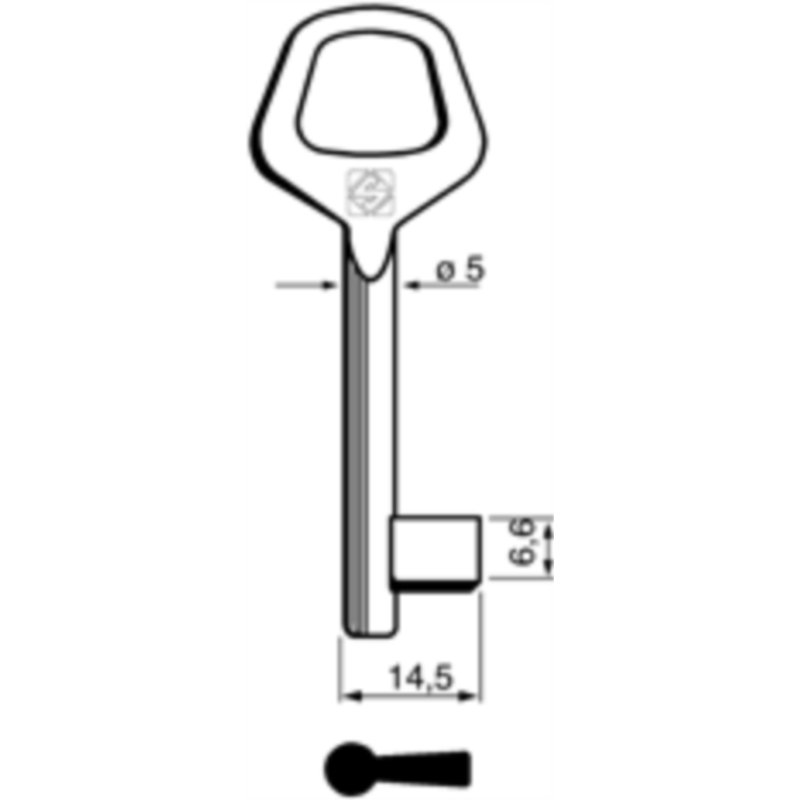 CLÉ À GORGES LAITON POLI 6JM1_20B
