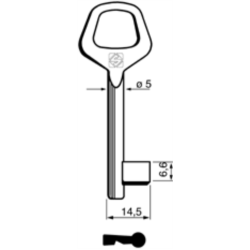CLÉ À GORGES LAITON POLI 6JM1-11_20B