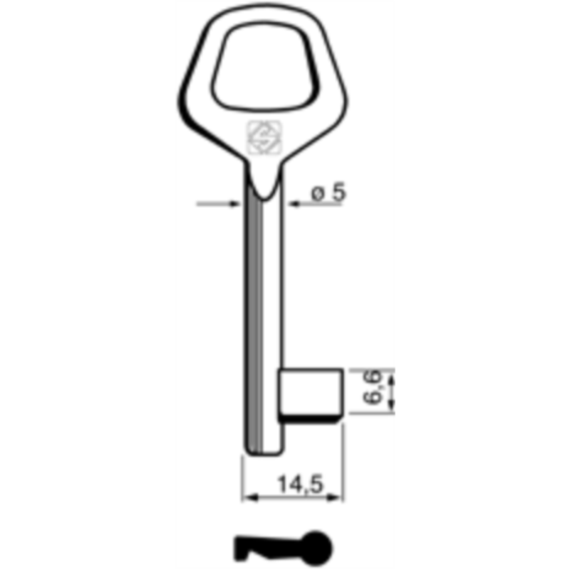 CLÉ À GORGES LAITON POLI 6JM1-12_20B