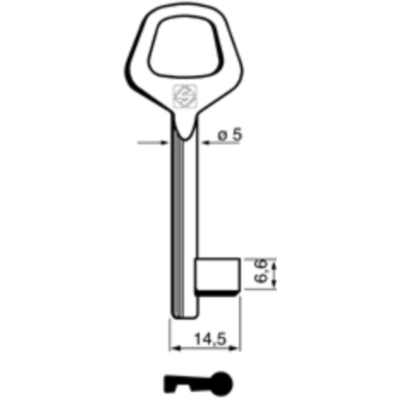 CLÉ À GORGES LAITON POLI 6JM1-6_20B