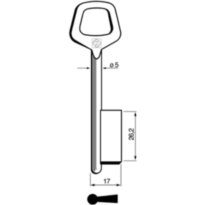 CLÉ À GORGES LAITON POLI 6JM4_20B