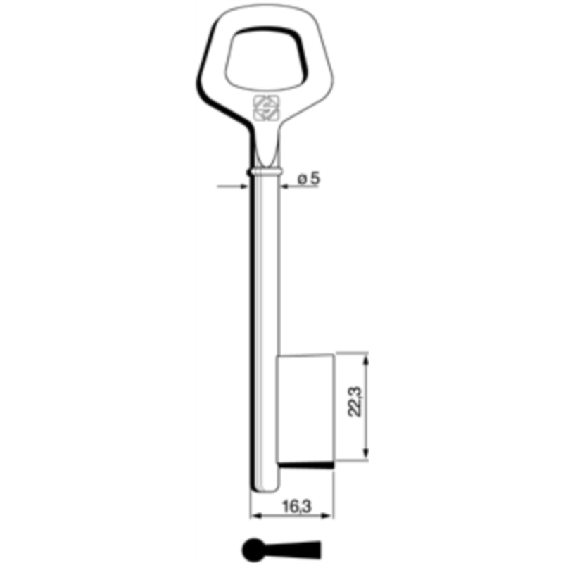 CLÉ À GORGES LAITON POLI 6JM5_20B