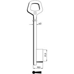 CLÉ À GORGES LAITON POLI 6JM6_20B