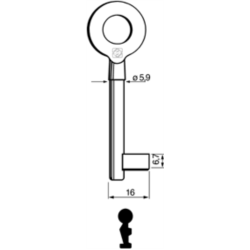 CLÉ À GORGES LAITON POLI LH710L-5_20B