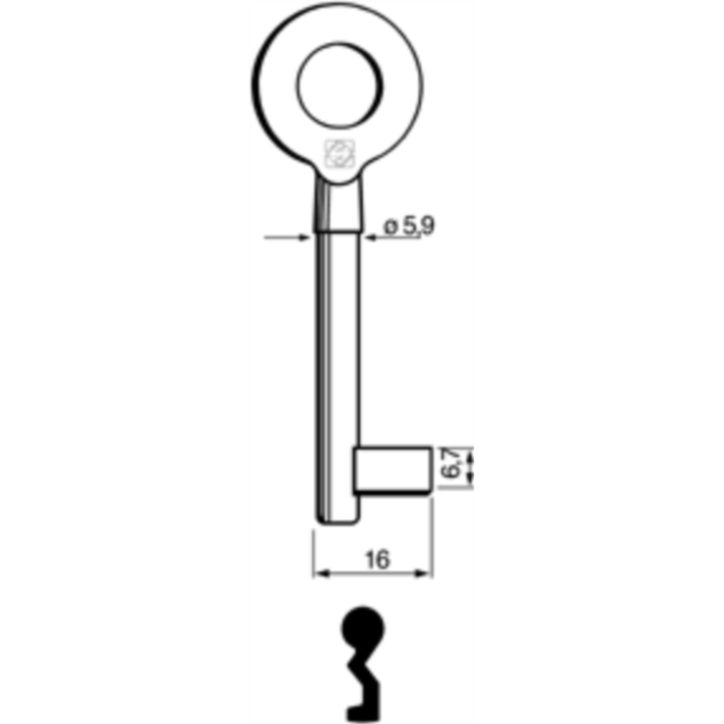 CLÉ À GORGES LAITON POLI LH710L-9_20B