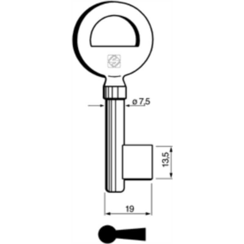 CLÉ À GORGES LAITON POLI 6MU1_20B