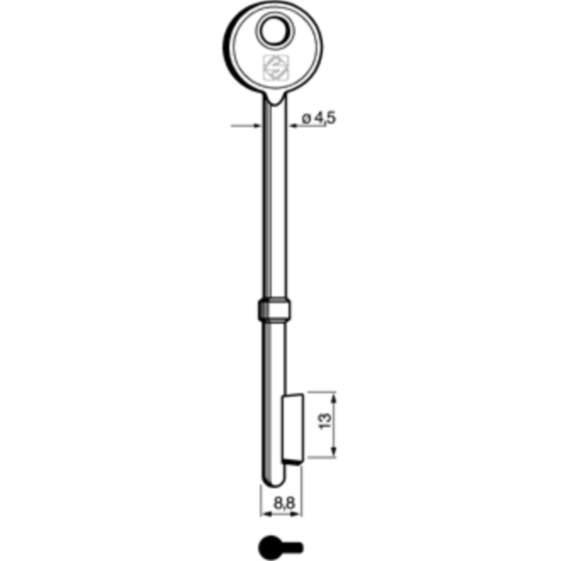 CLÉ À GORGES LAITON POLI 6SE3_20B