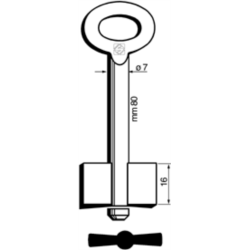 CLÉ COFFRE-FORT MÂLE 7979_30