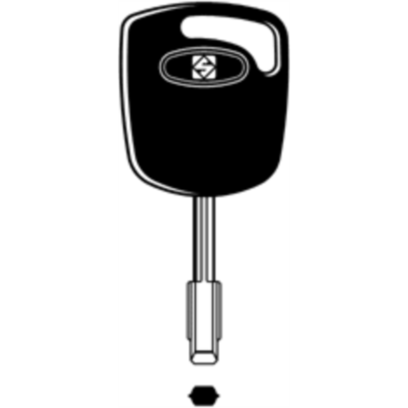 CLE TRANSP. TETE ROUGE ACIER FO21T3M_11