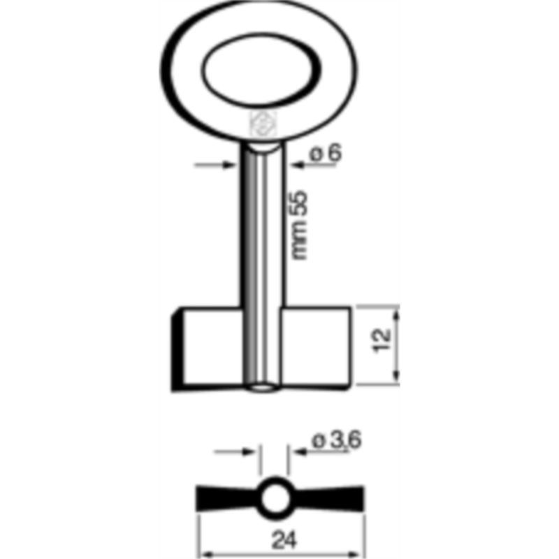 CLÉ DOUBLE PANNETON 8355C_20
