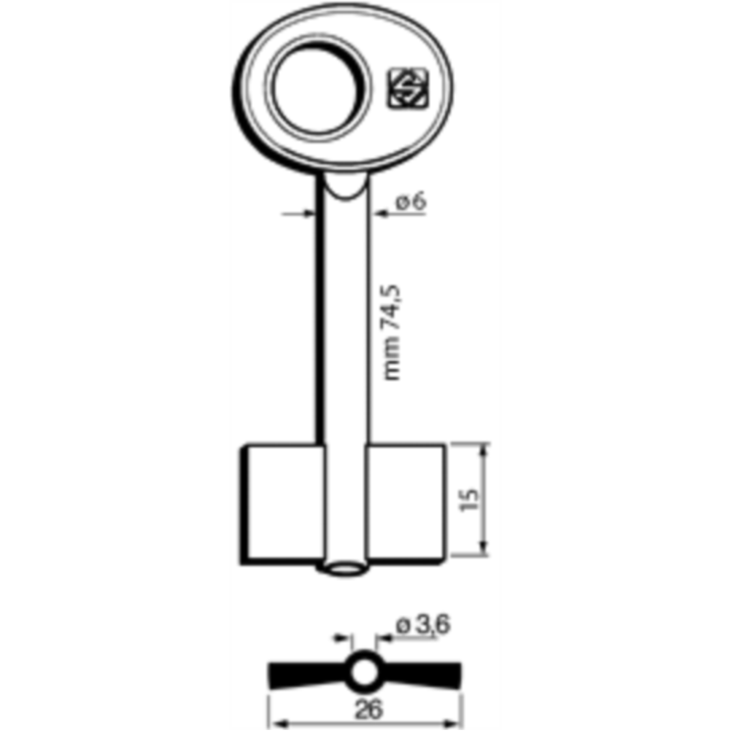 CLÉ COFFRE-FORT 8367S_20