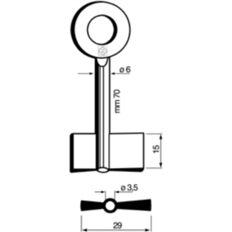 CLÉ DOUBLE PANNETON 8370PA_20