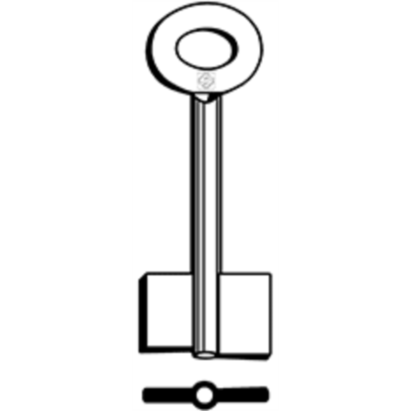 CLÉ COFFRE-FORT FEMELLE 8372TA_20