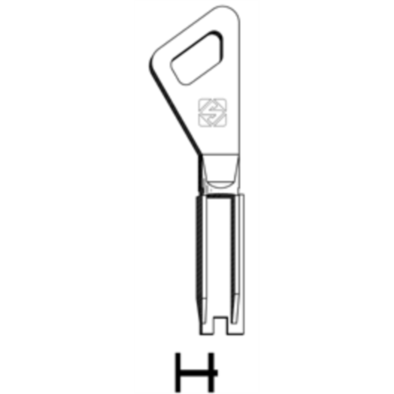 CLÉ LAITON POLI FT500_20B