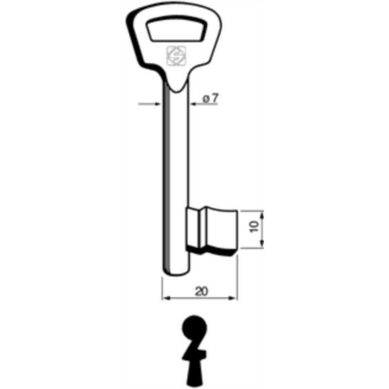 CLÉ FONTE G71-15%_80