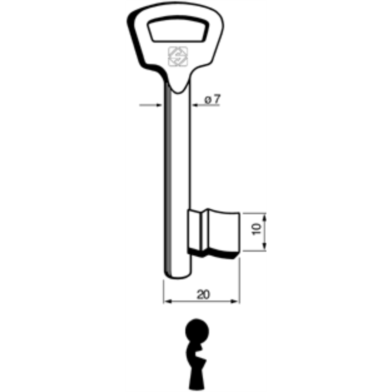 CLÉ FONTE G71-17%_80
