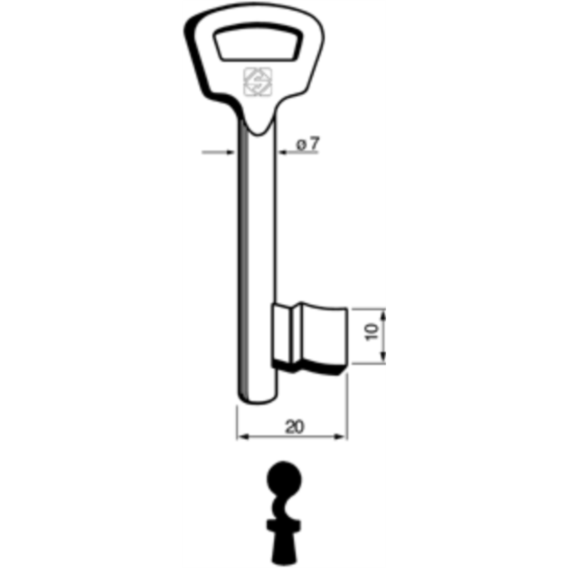 CLÉ FONTE G71-21%_80