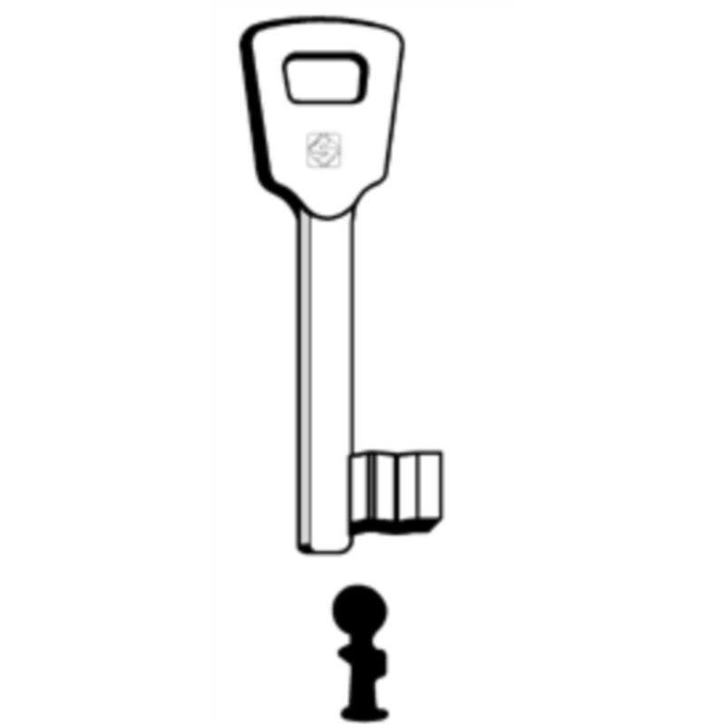 CLE A CHIFFRE TYPE BKS G8N-5_80M