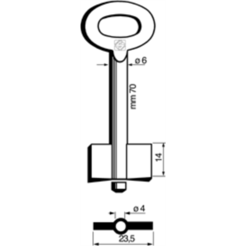 CLÉ COFFRE-FORT FEMELLE 8972_30