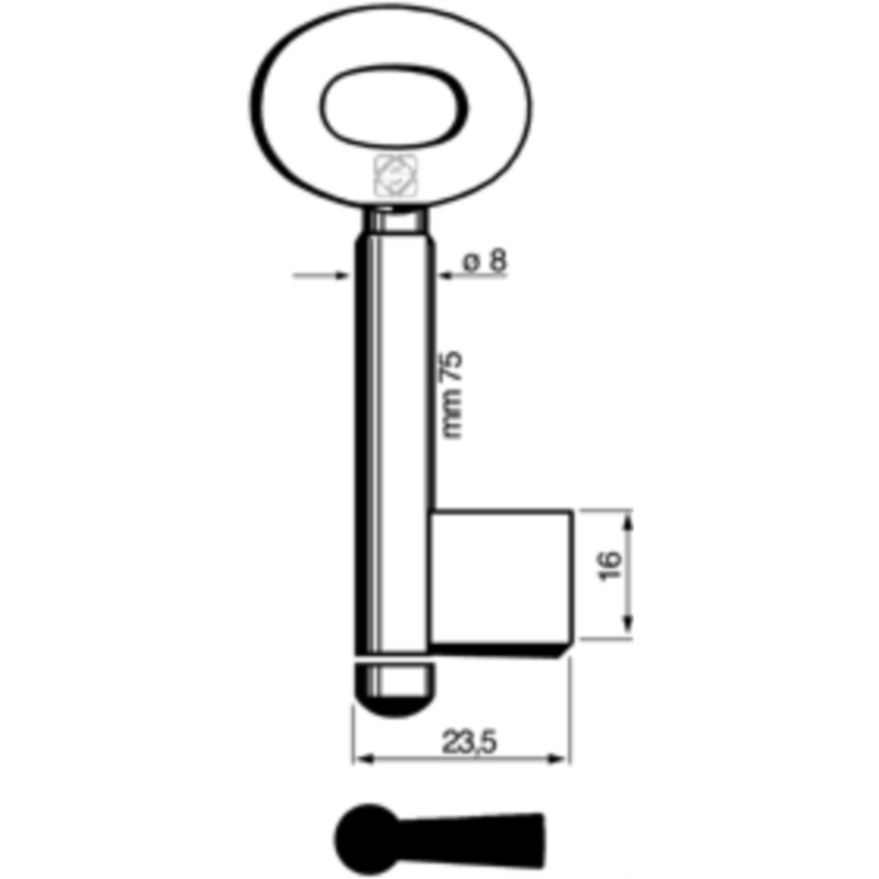 CLÉ CADORINE MÂLE 9102_30