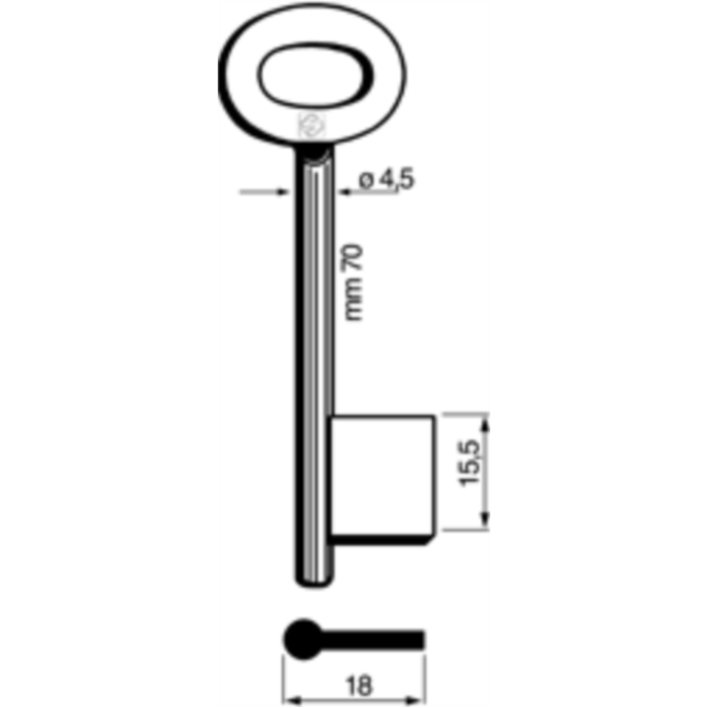 CLÉ CADORINE MÂLE 9407_30