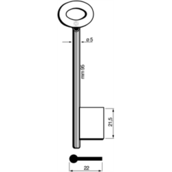 CLÉ CADORINE MÂLE 9510_30